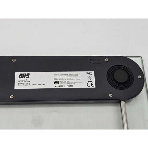 Optima Profile Digital Bathroom Scale "Sense Technology. Max Capacity 400lbs NWT - Picture 4 of 8